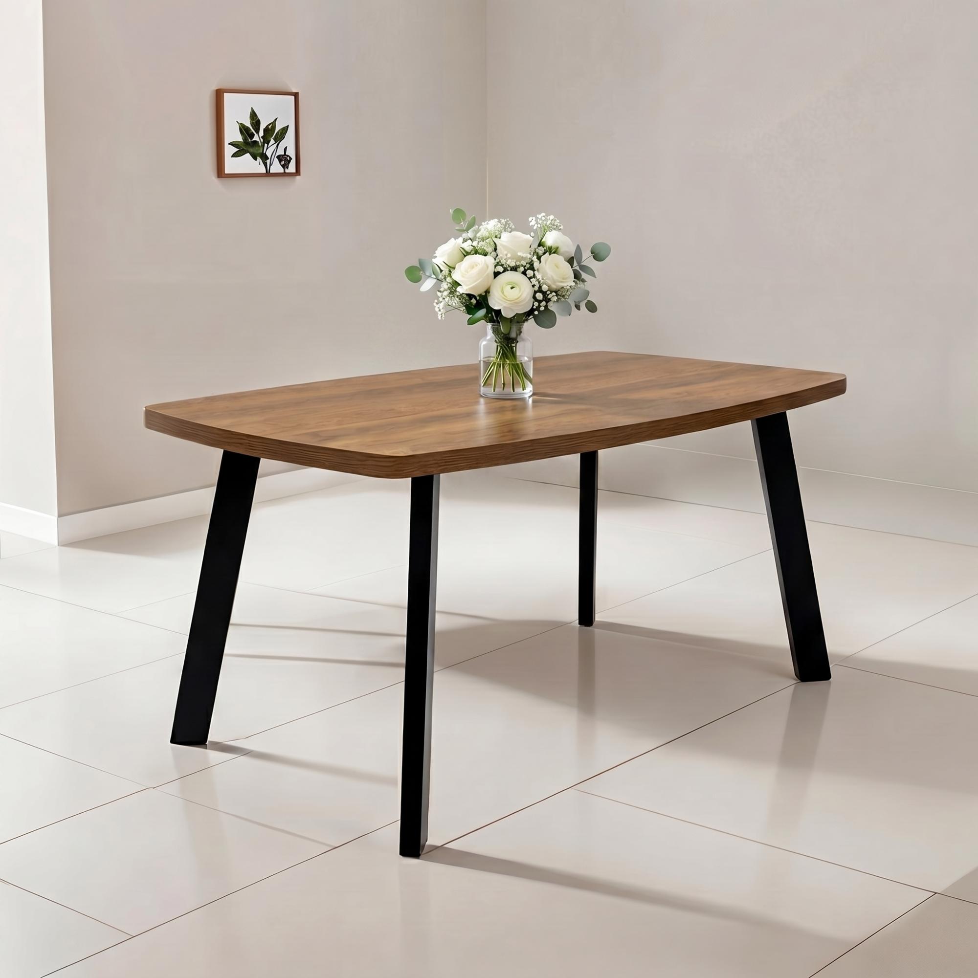 Panama Dining Table - 6 Seater - 160cm - Dark Oak