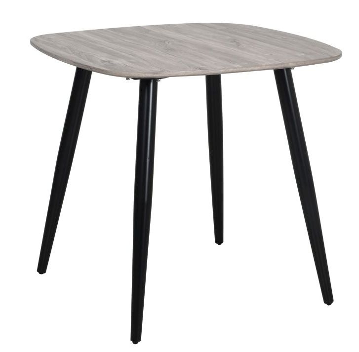 Aspen Square Dining Table - 4 Seater - 80cm- Grey Oak