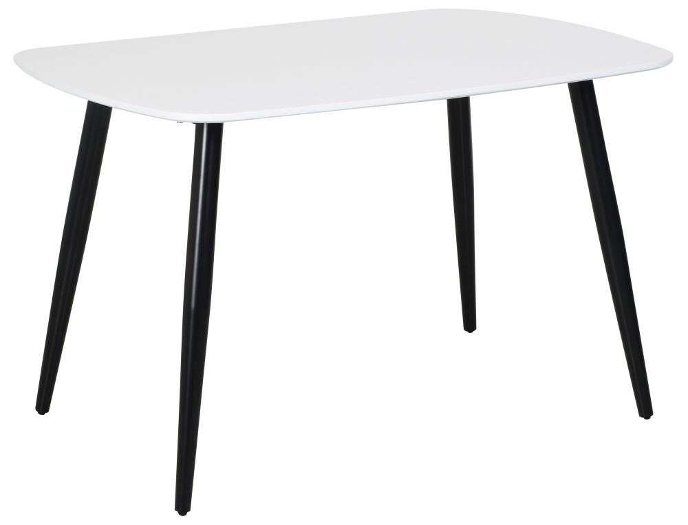 Aspen Dining Table - 4 Seater - 120cm - White