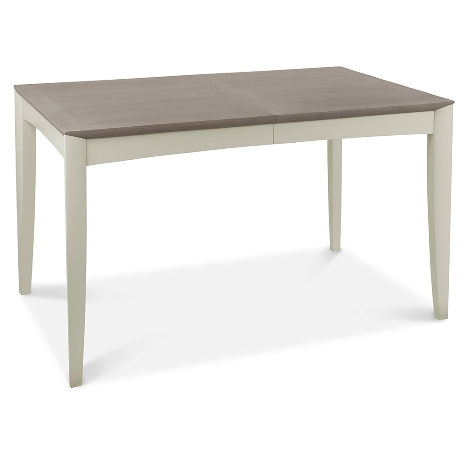 Bergen Grey Washed Oak & Soft Grey Extending Dining Table - 6-8 Seater - 130cm-170cm