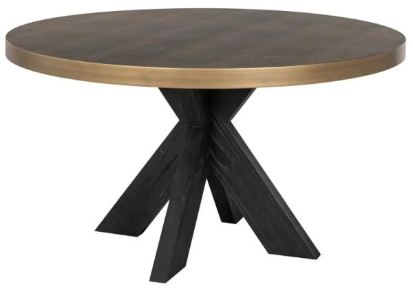 Bloomingville Shagreen 6 Seater Round Dining Table with Spider Legs