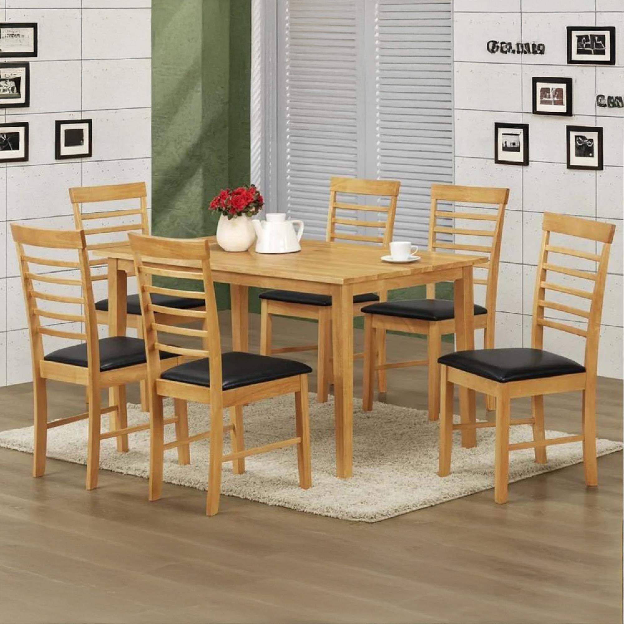 Clearance - Hanover Dining Table - 6 Seater - 140cm - Light Oak - FSS16405