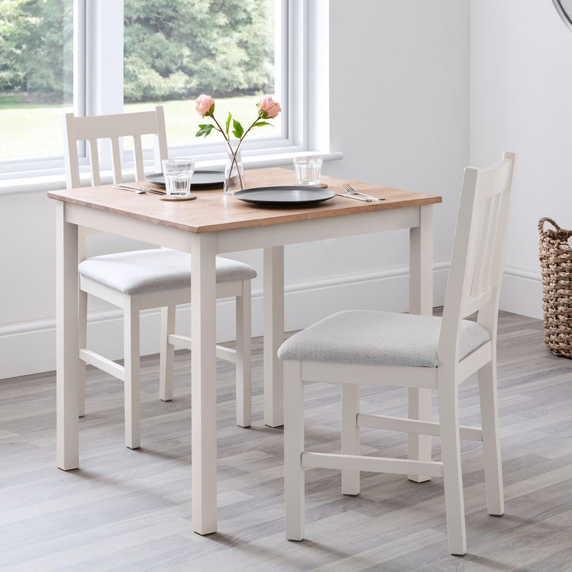 Coxmoor Dining Table - 75cm - 2 Seater - Ivory