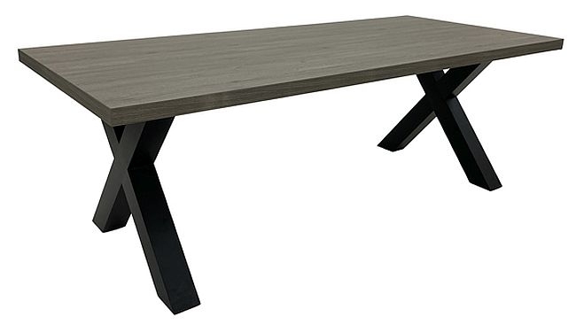 Dallas Dining Table - Grey - 8 Seater - 220cm