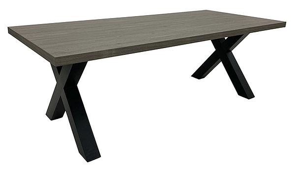 Dallas Dining Table - Grey - 6 Seater - 180cm