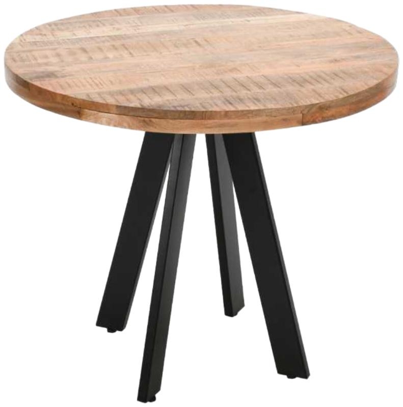 Dispur Dining Table - 2 Seater - 90cm - Round - Solid Mango Wood