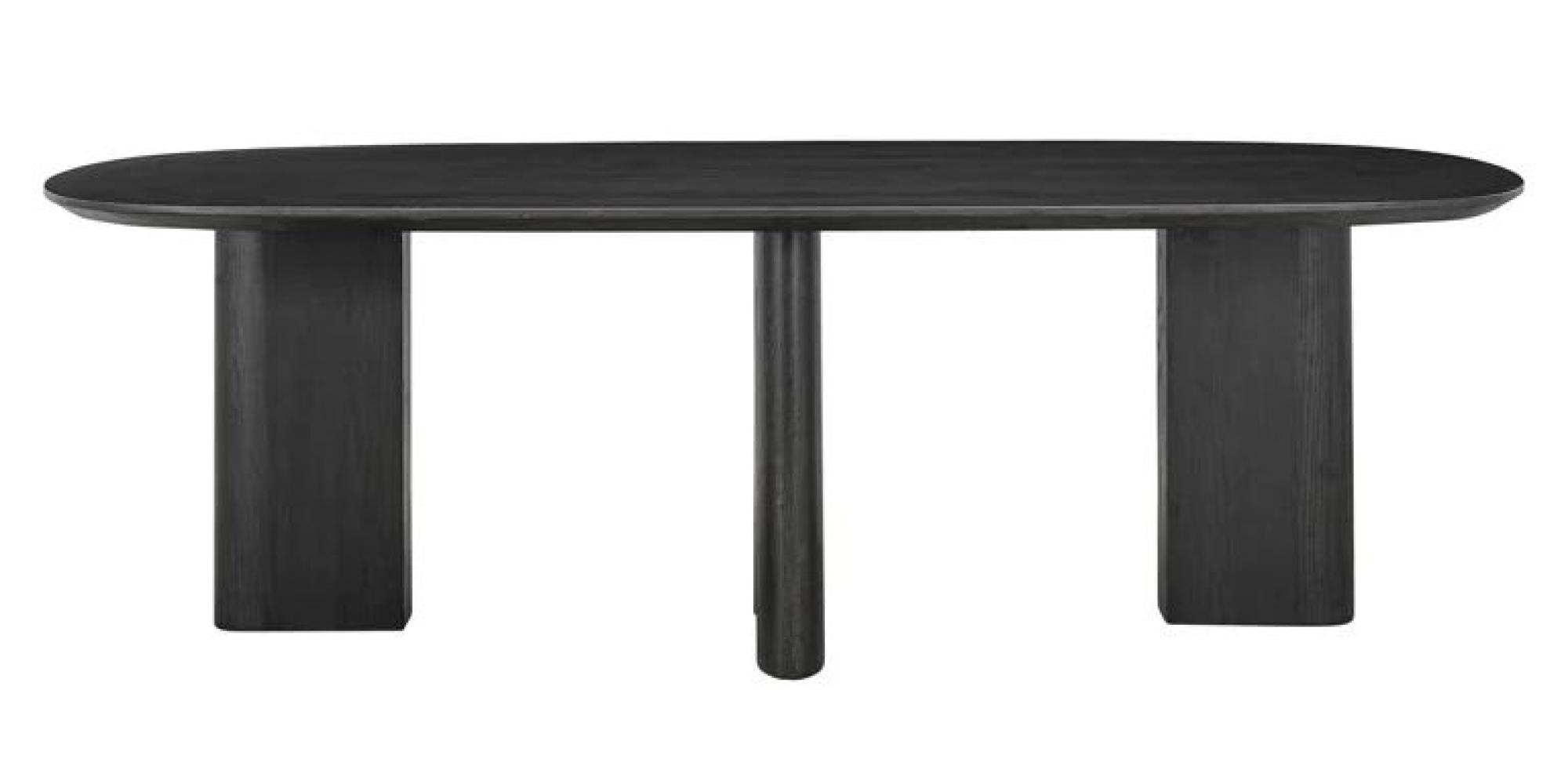 Durban Dark Wood 12 Seater Oval Dining Table