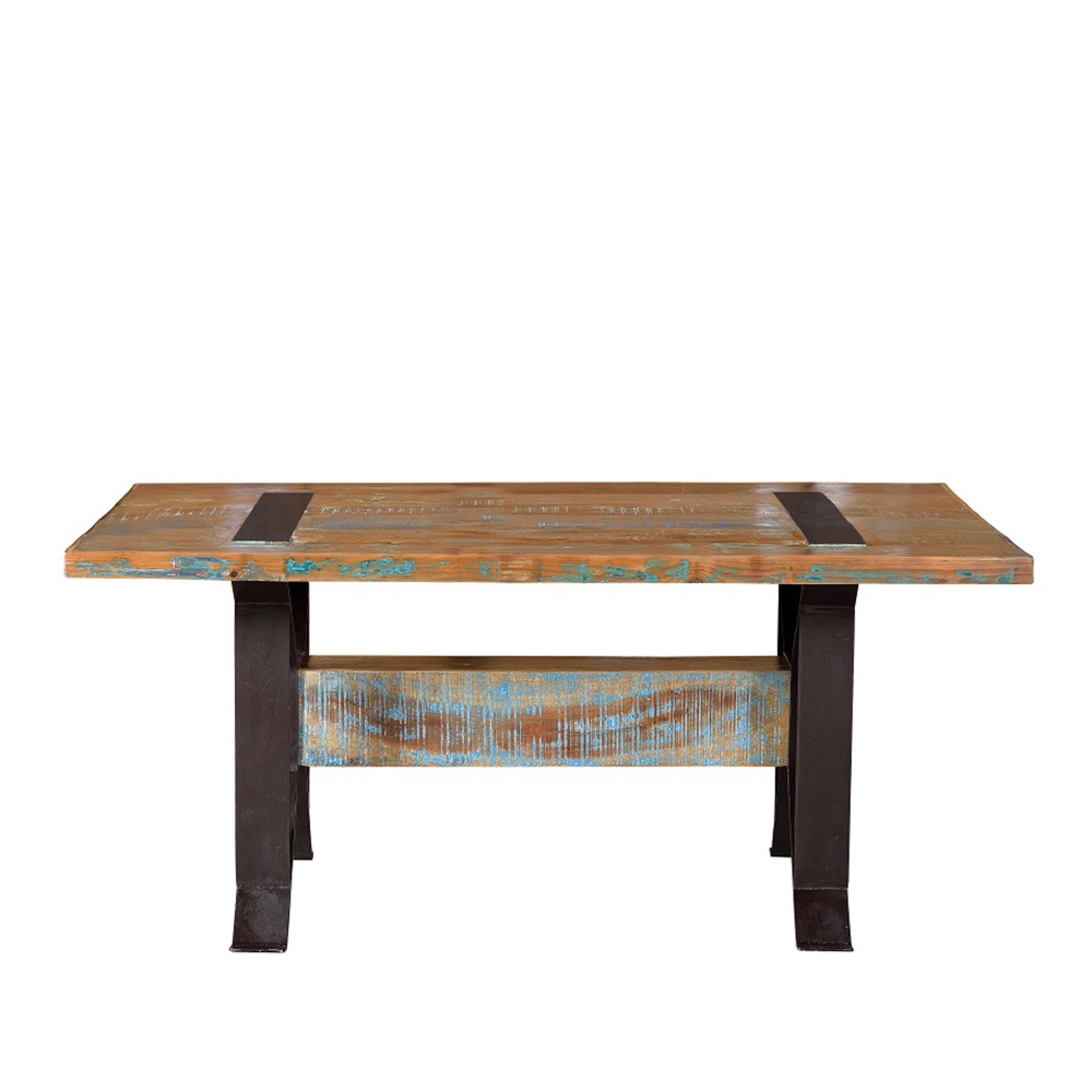 Imperia Dining Table - Solid Recycled Wood - 8 Seater - 200cm