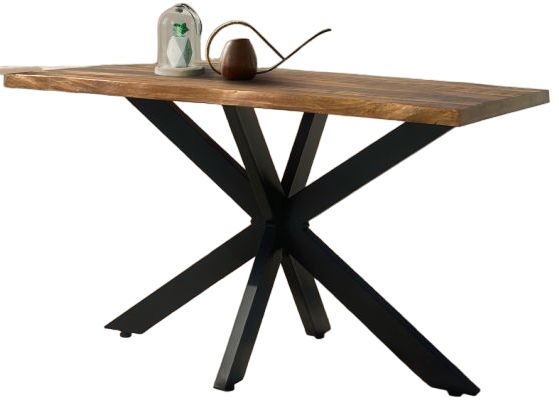 Kerela Dining Table - 4 Seater - Star Legs - Mango Wood