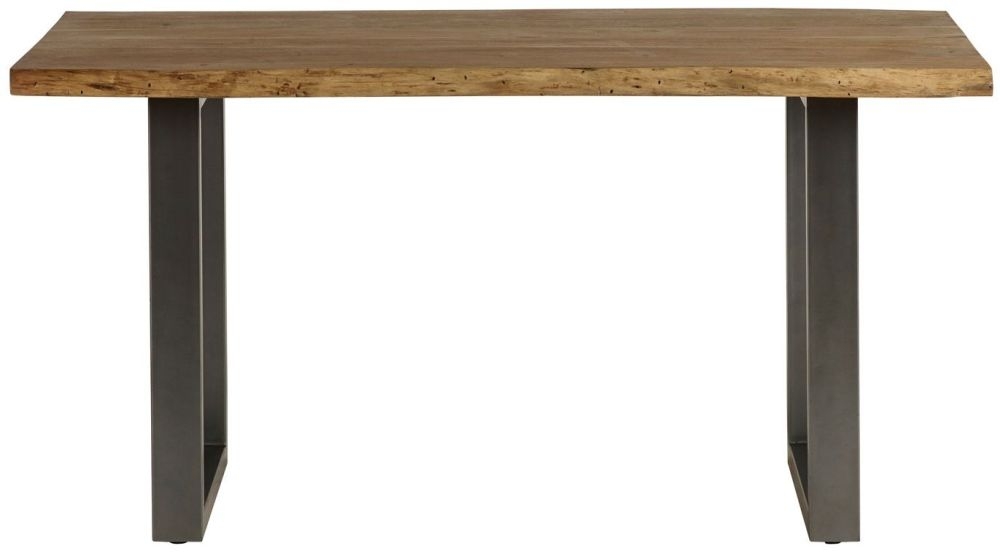 Kota Dining Table - 6 Seater - 150cm - Live Edge - Solid Acacia Wood