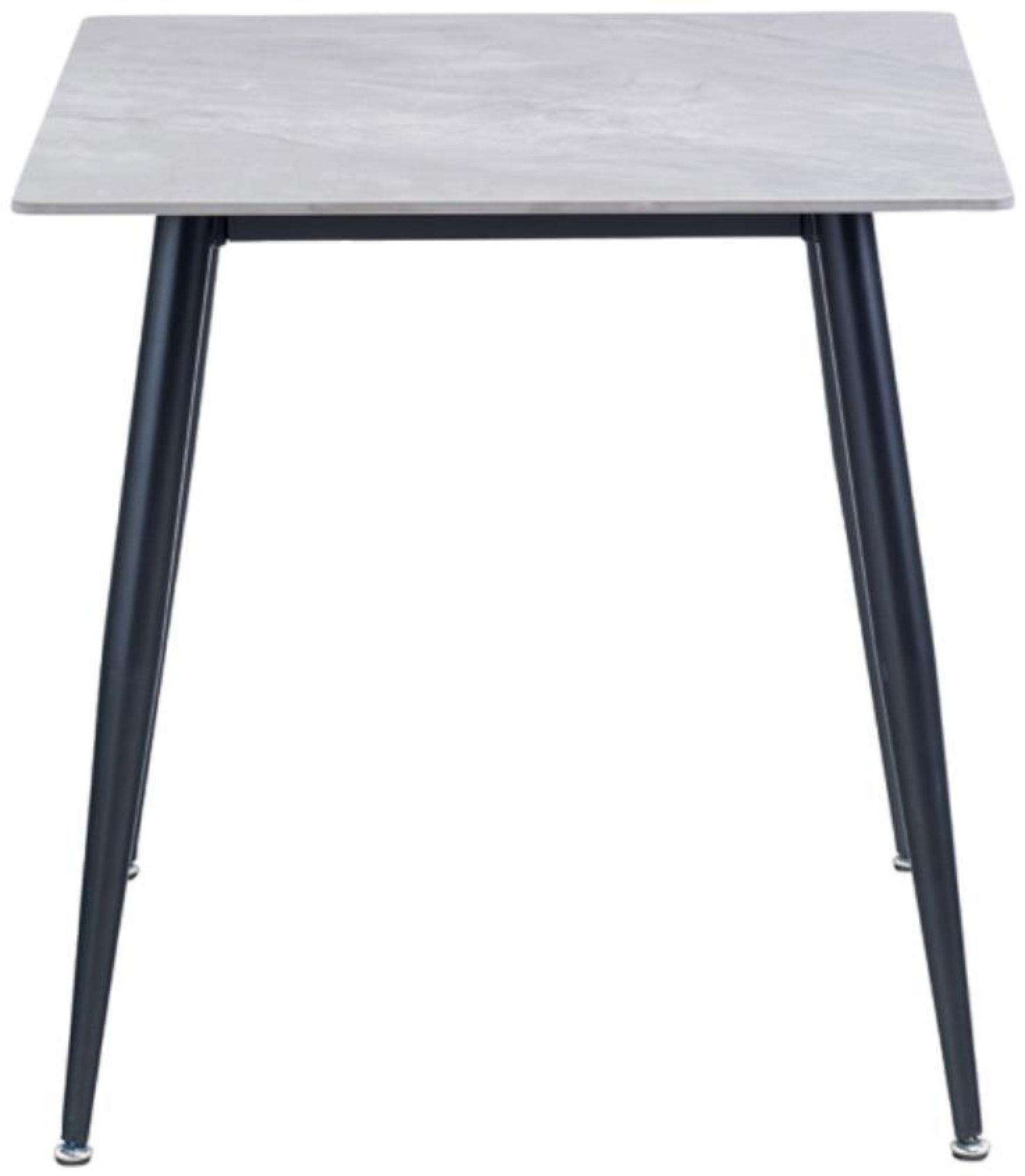 Lavina Dining Table - 2 Seater - 75cm - Square - Rebecca Grey Sintered Stone