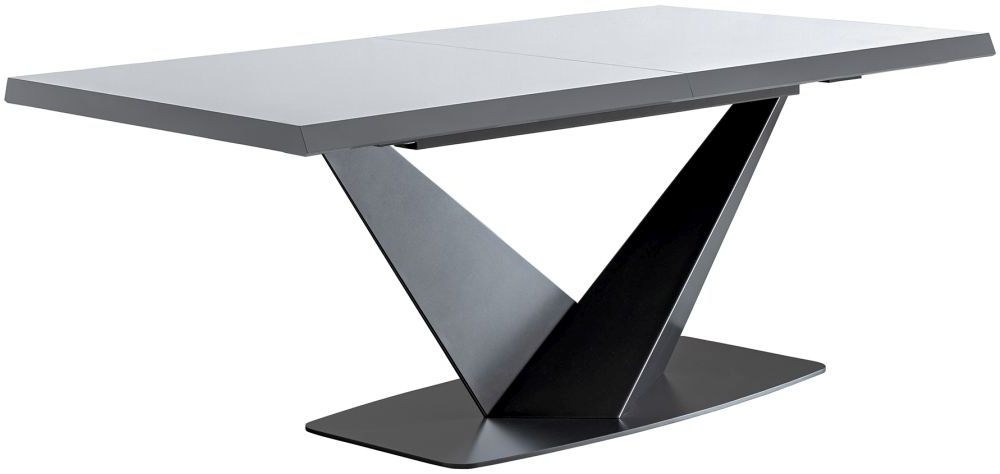 Elite Dining Table - Extending - with V Base - Bianco Antico - Variant Available