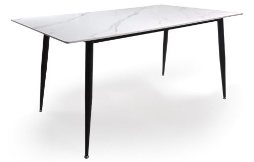 Monaco Dining Table - 6 Seater - 160cm - White Ceramic
