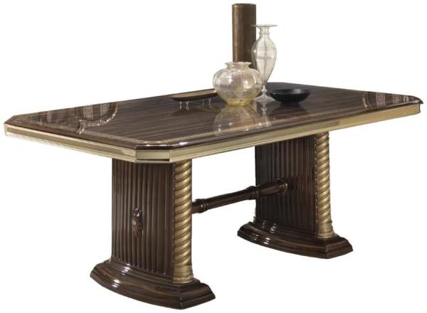 New Venus Dining Table - 6-8 Seater - Extending - Pedestal - Walnut Italian