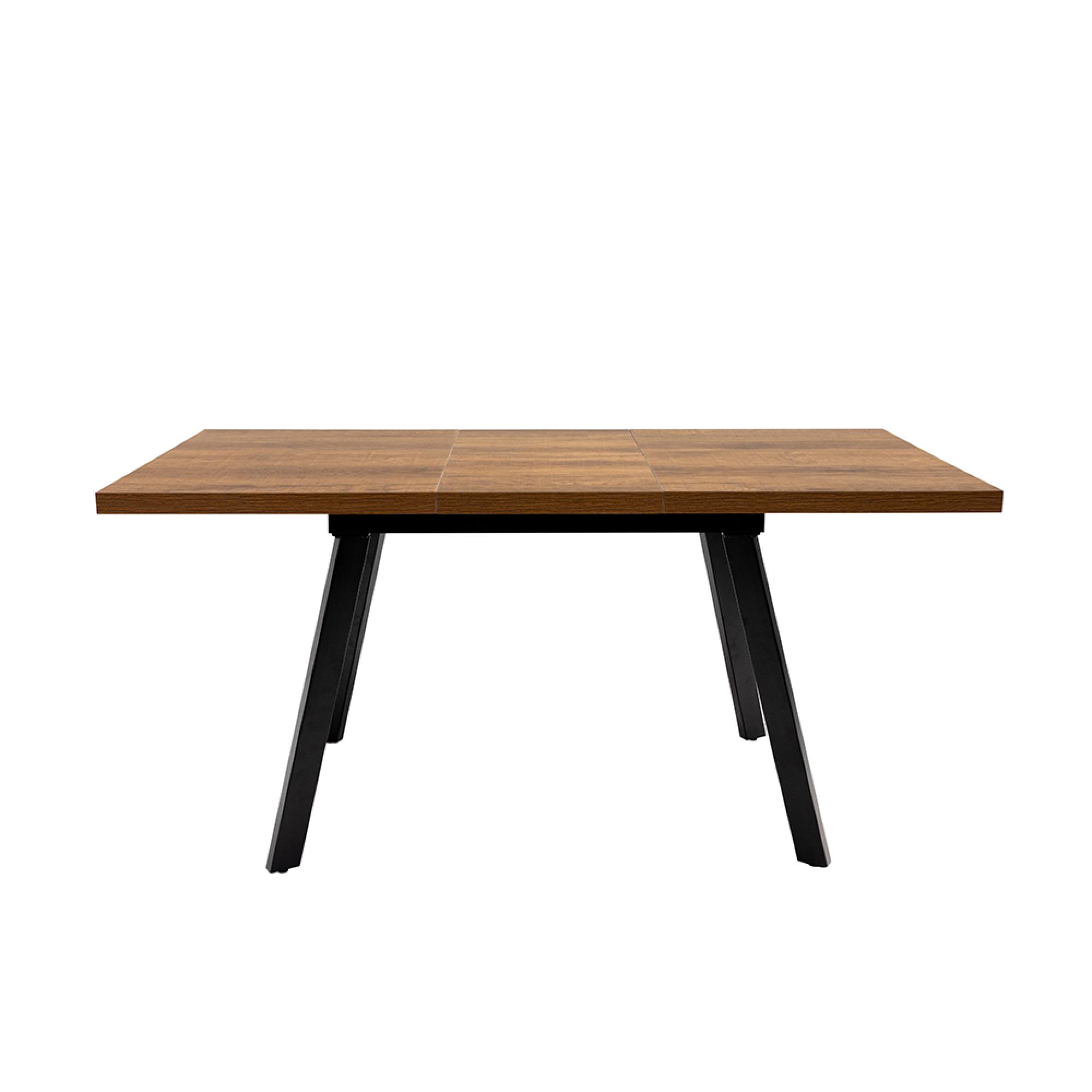 Panama Extending Dining Table - 4-6 Seater - 120cm-160cm - Dark Oak