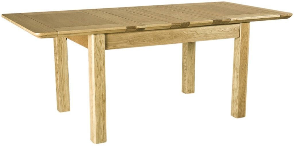 Shaker Extending Dining Table - 4-8 Seater - 132cm-198.4cm - Oak