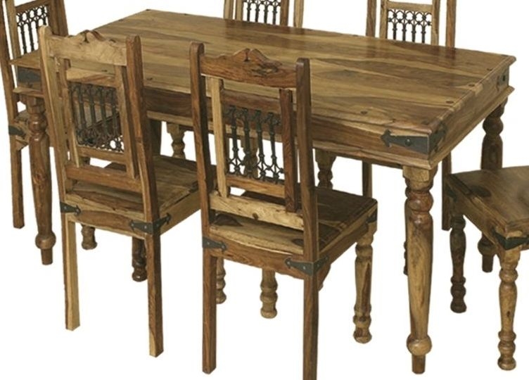 Thacket Dining Table - 6 Seater - 175cm - Sheesham Wood