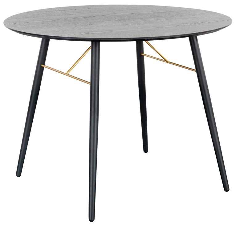 Barcelona Round Dining Table - 2 Seater - 100cm - Black