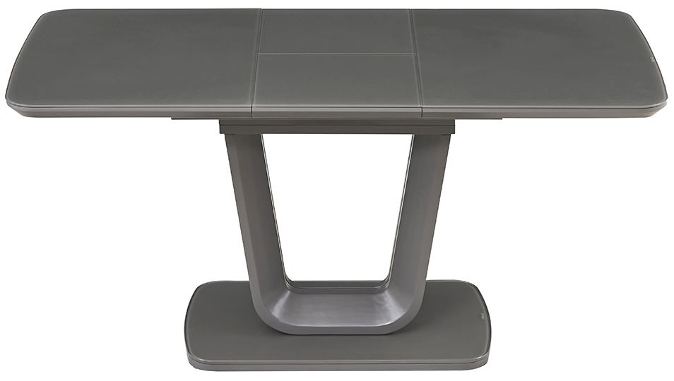 Lazzaro Extending Dining Table - 4 Seater - 120-160cm - Graphite Grey Matt