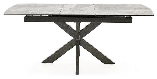 Valerius Extending Dining Table - 6-8 Seater - 170-220cm - Grey Ceramic