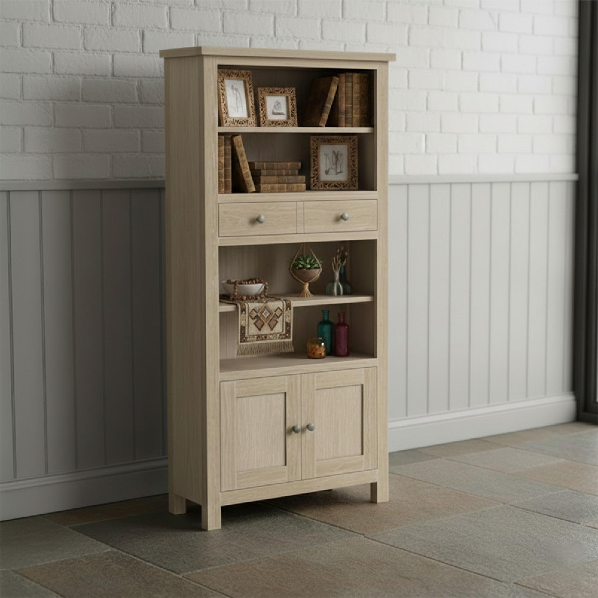 Modern Country Oak - Display Unit - 2 Door