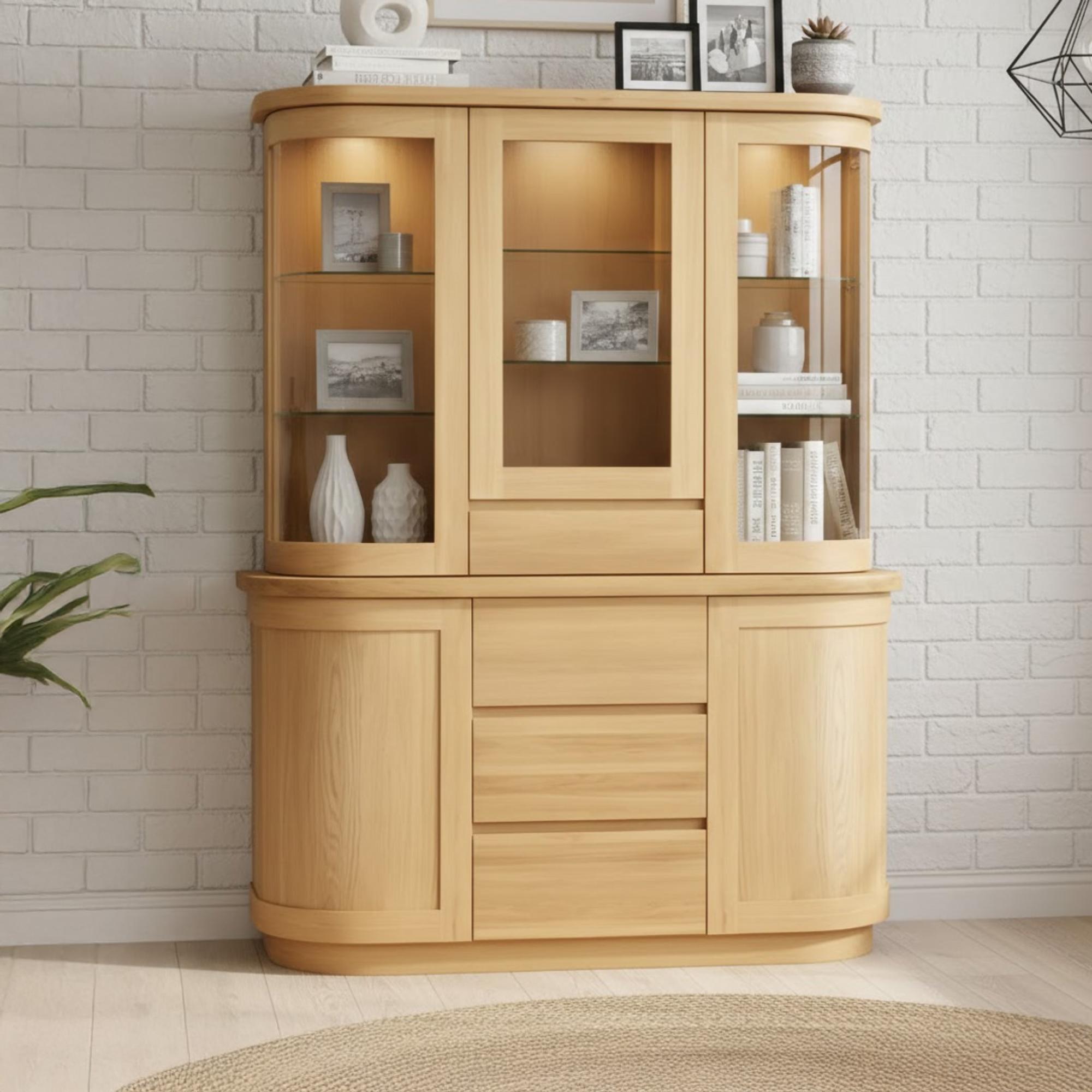 Sorento Medium Dresser - 4 Drawer - Oak