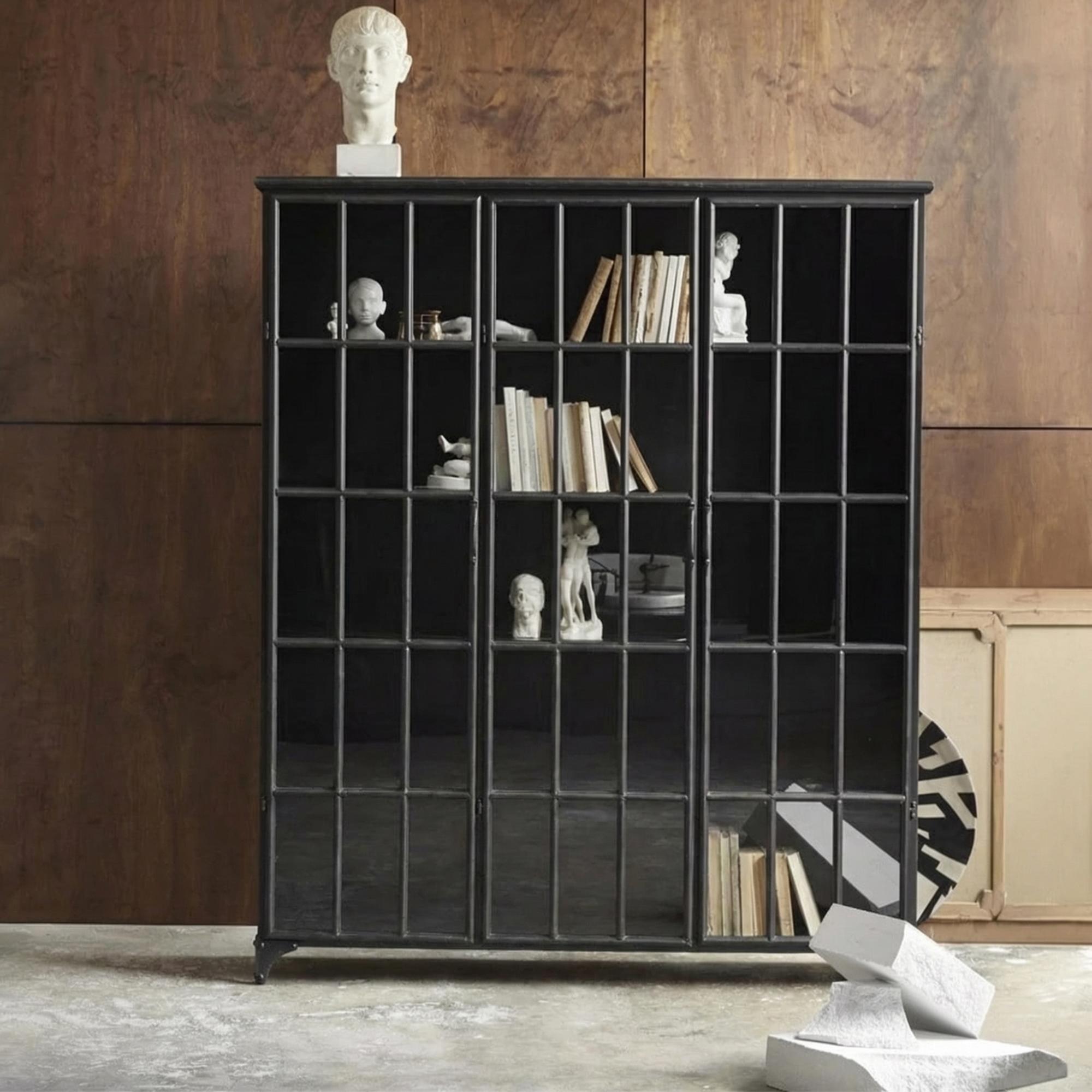 Downtown Display Cabinet - 3 Door - Black