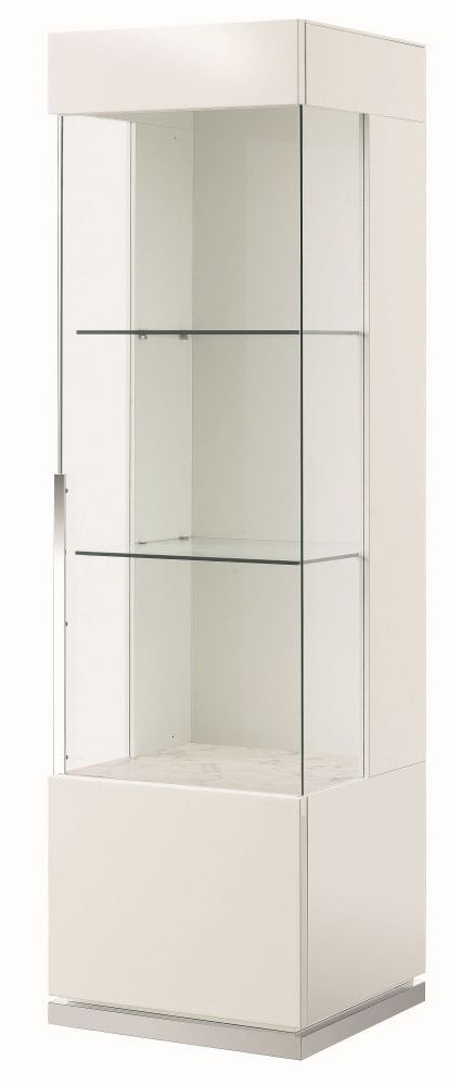 Canova Display Cabinet - 1 Door - RHF - White Gloss