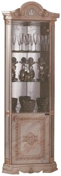 Betty Corner Display Cabinet - 2 Door - Onyx Italian