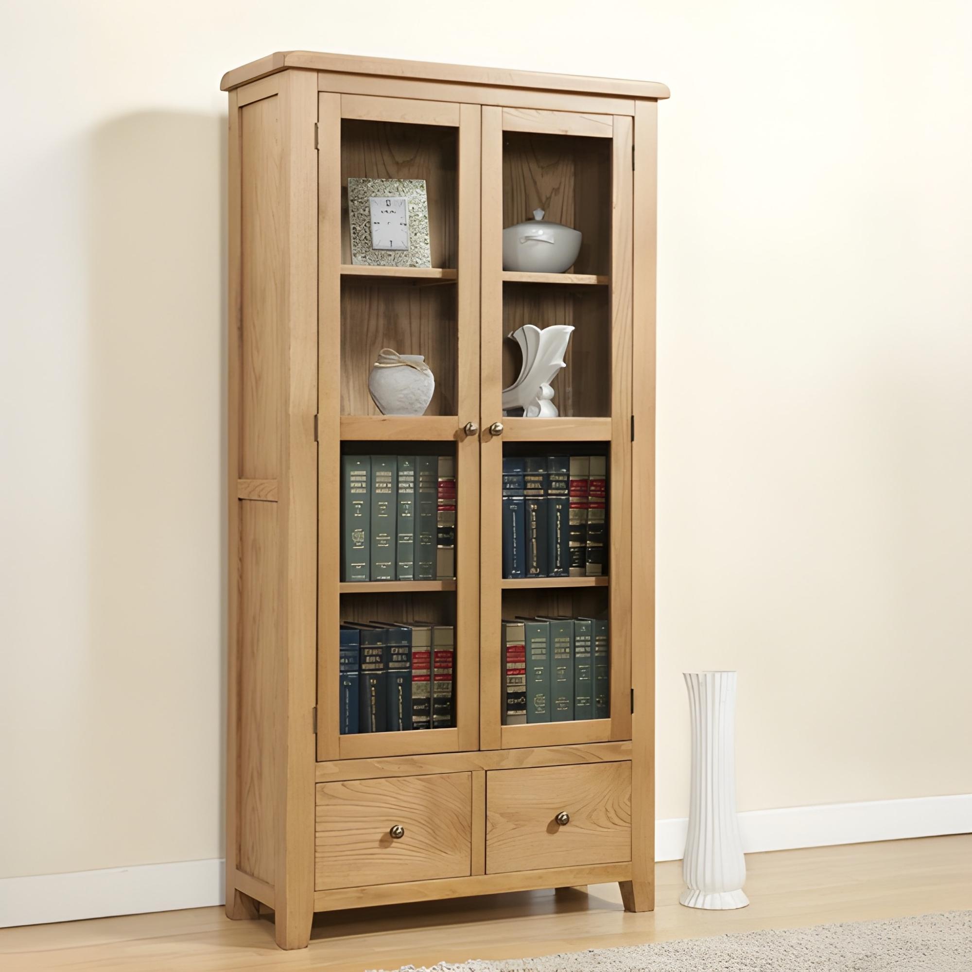 Dorset Display Cabinet - 2 Door - Oak
