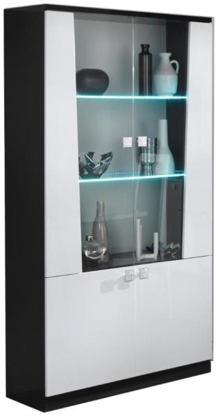 Elisa Display Cabinet - 4 Door - White Italian