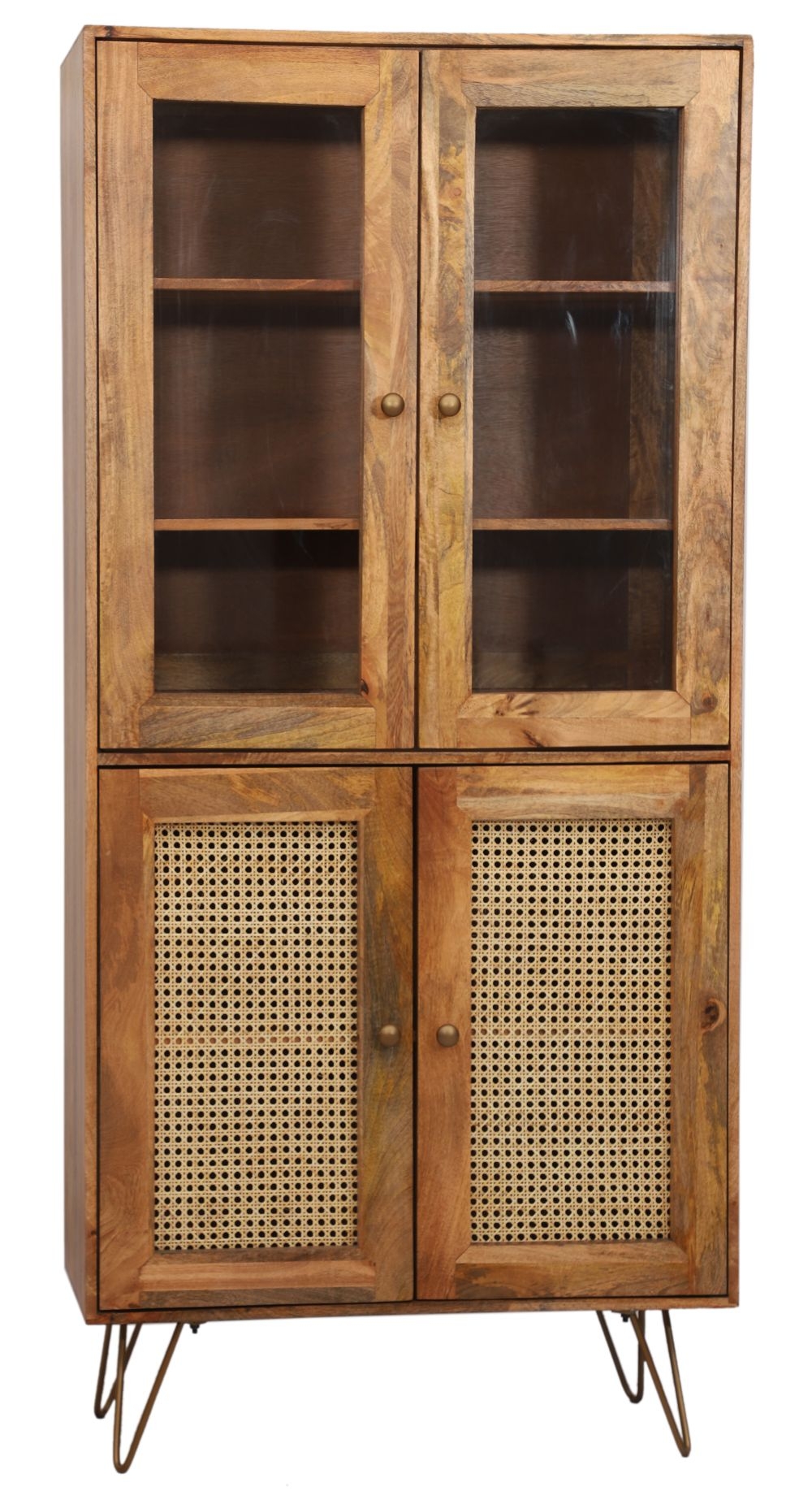 Nyack Display Cabinet - 4 Door - Mango Wood