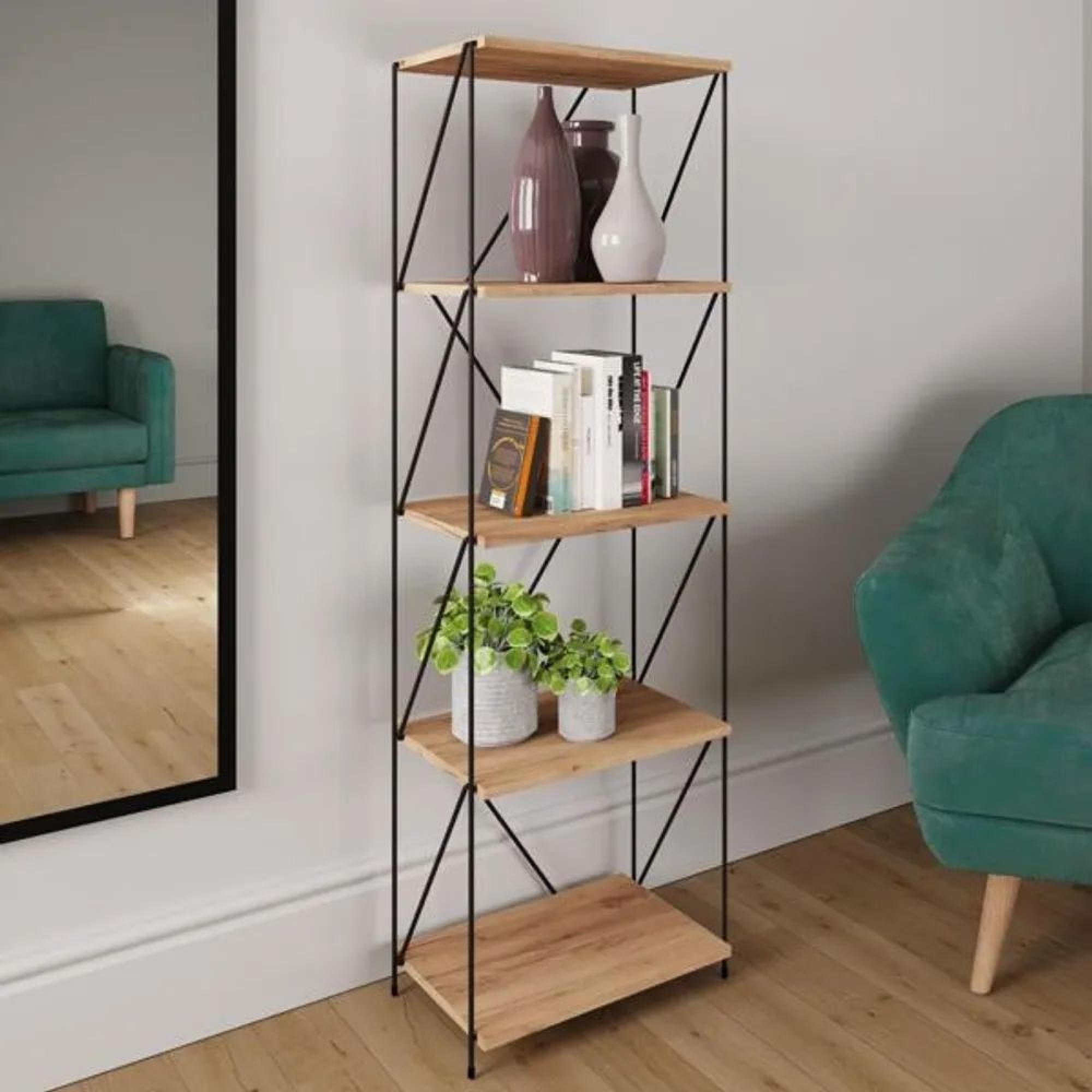 Lewis Display Unit - Narrow - Wotan Oak
