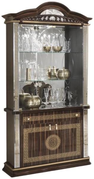 New Venus Display Cabinet - 4 Door - Walnut Italian