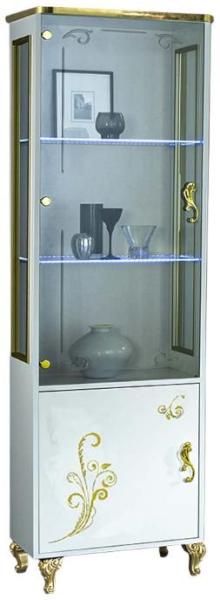 Sofia Display Cabinet - 2 Door - White Italian