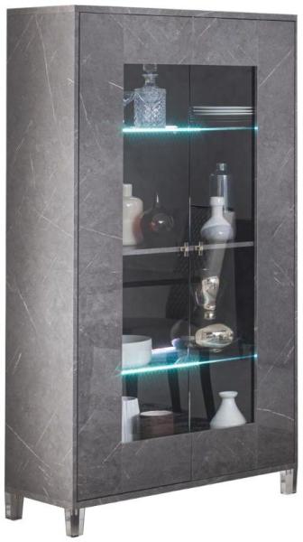 Vittoria Display Cabinet - 2 Door - Grey Italian