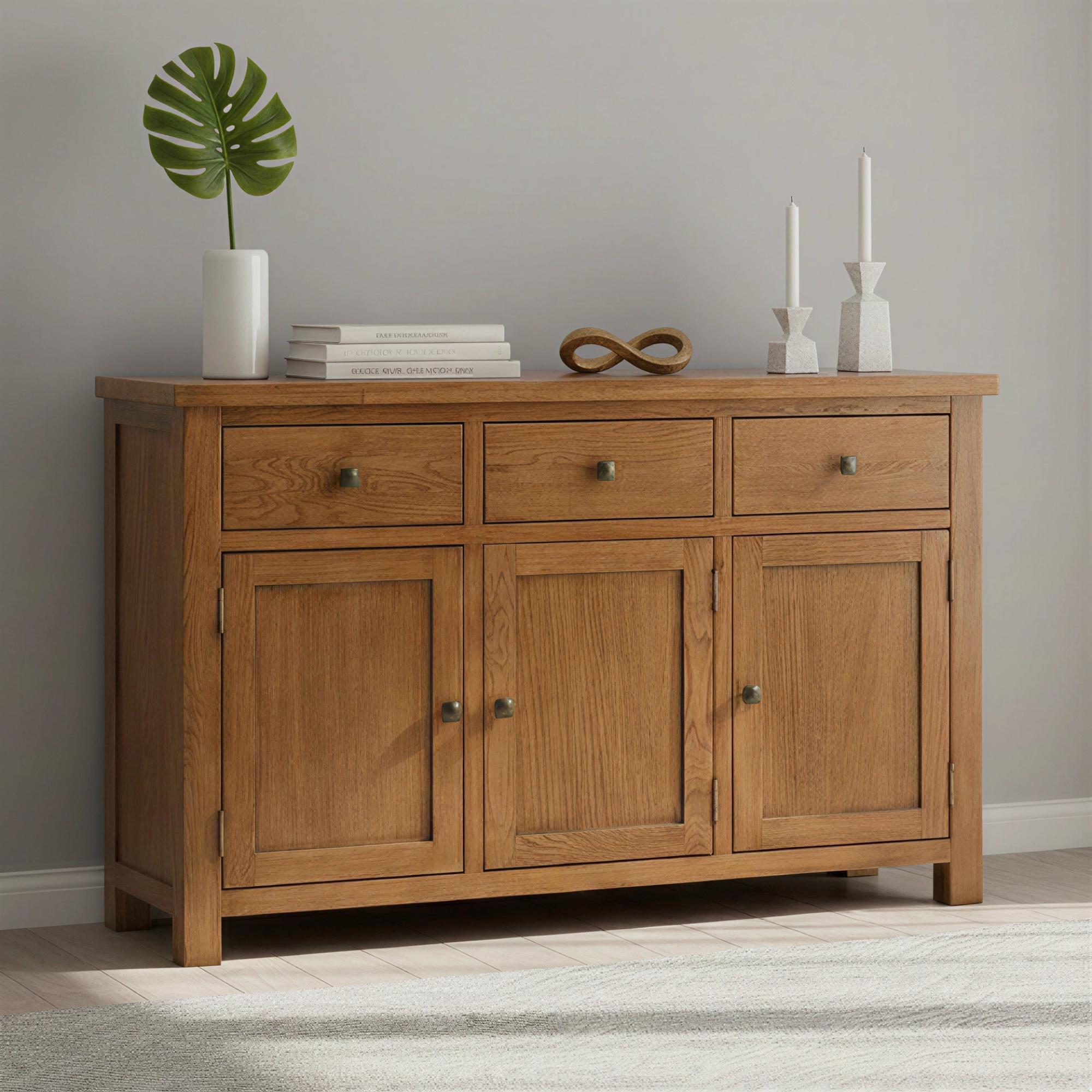 Original Medium Sideboard - 3 Door - Rustic Oak