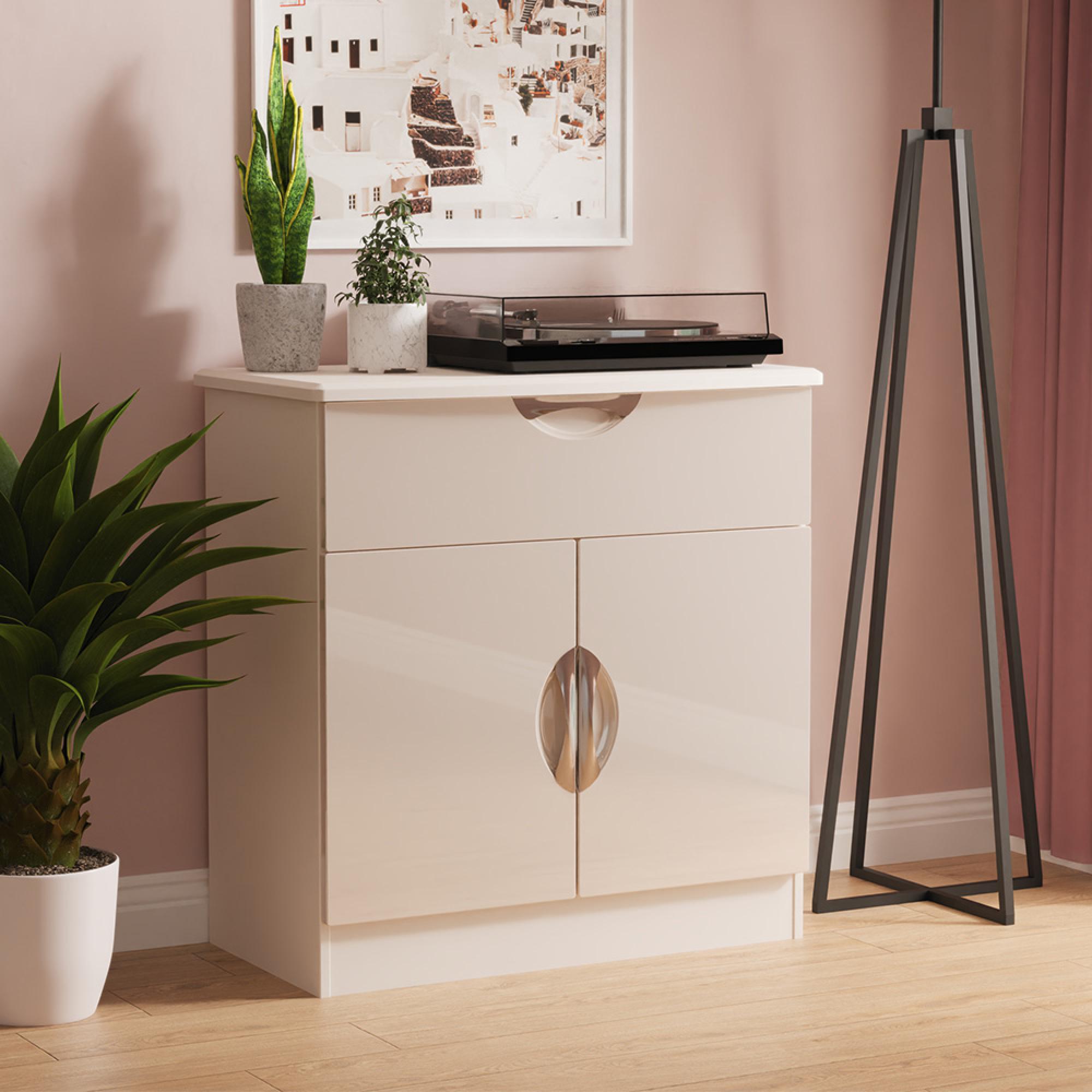 Camden Compact Sideboard - 2 Doors - Cashmere