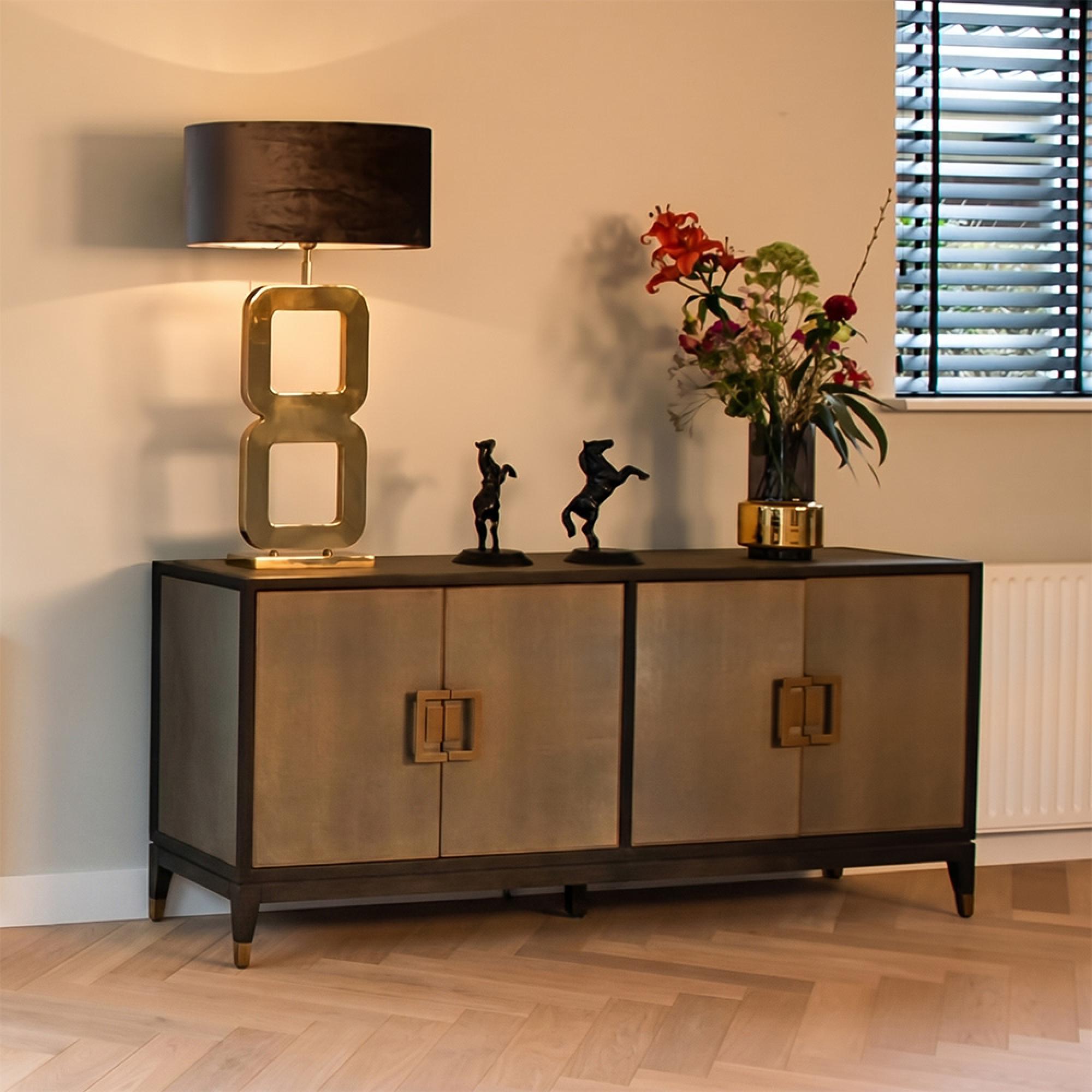 Bloomville Shagreen Extra Large 4 Door Sideboard