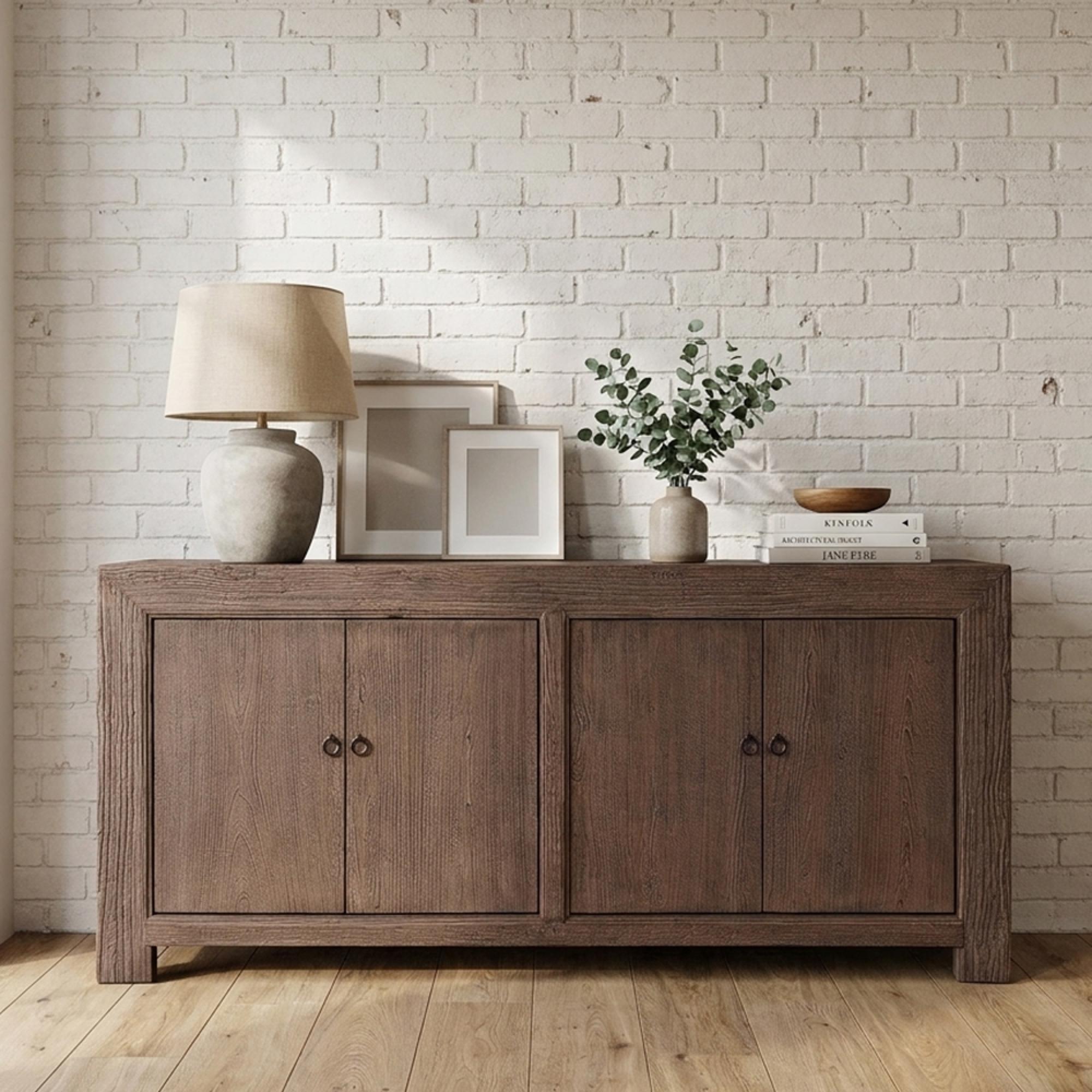 Sideboard - 4 Door - Extra Large - Dark Oak - Wooden