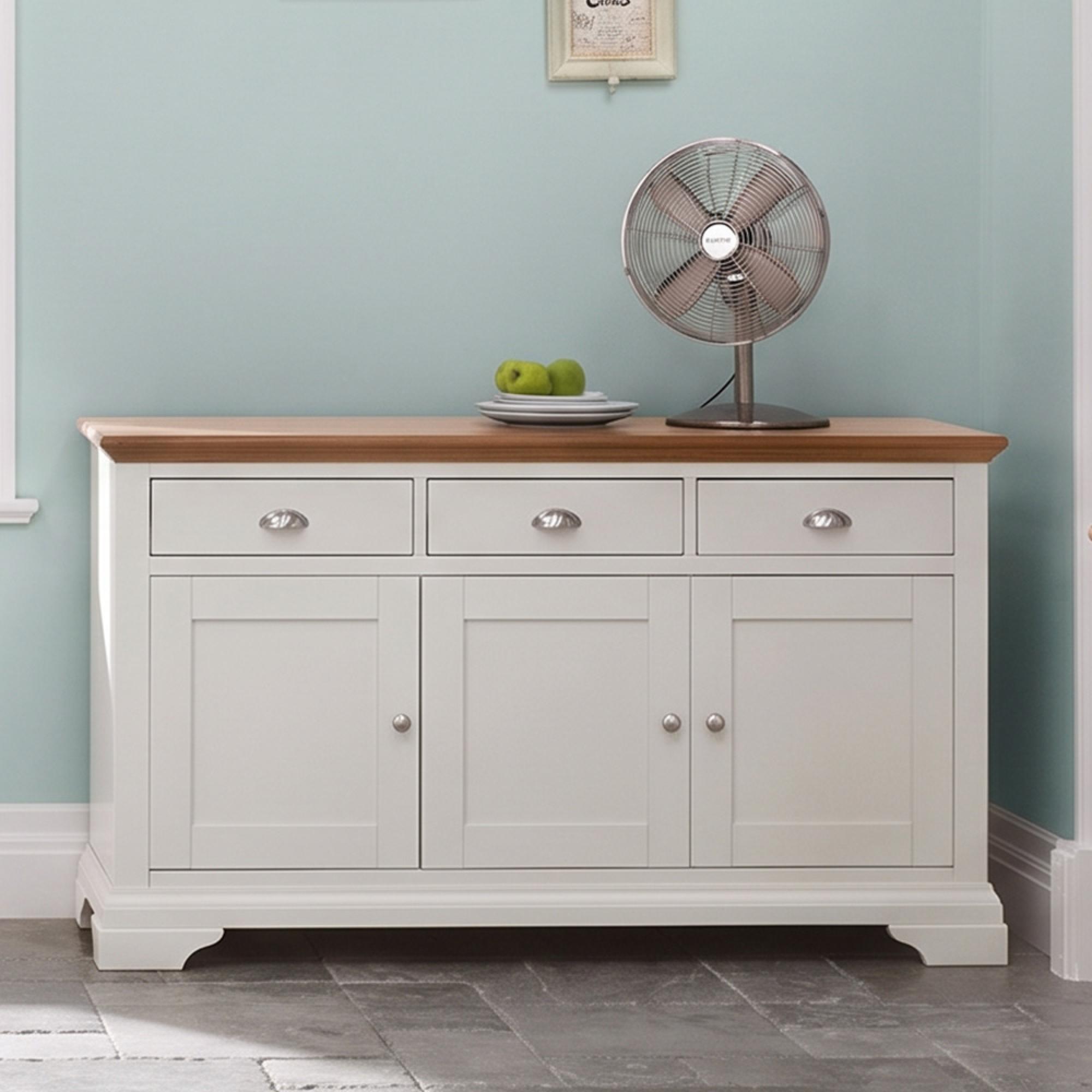 Hampstead Two Tone 3 Door Wide Sideboard