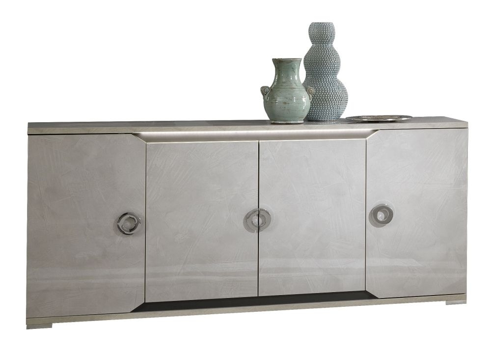 Angelo Sideboard - 4 Door - Extra Large - 190cm - Grey