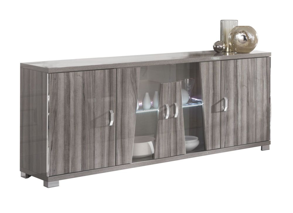 Bagni Sideboard - 4 Door - Extra Large - 200cm - Grey