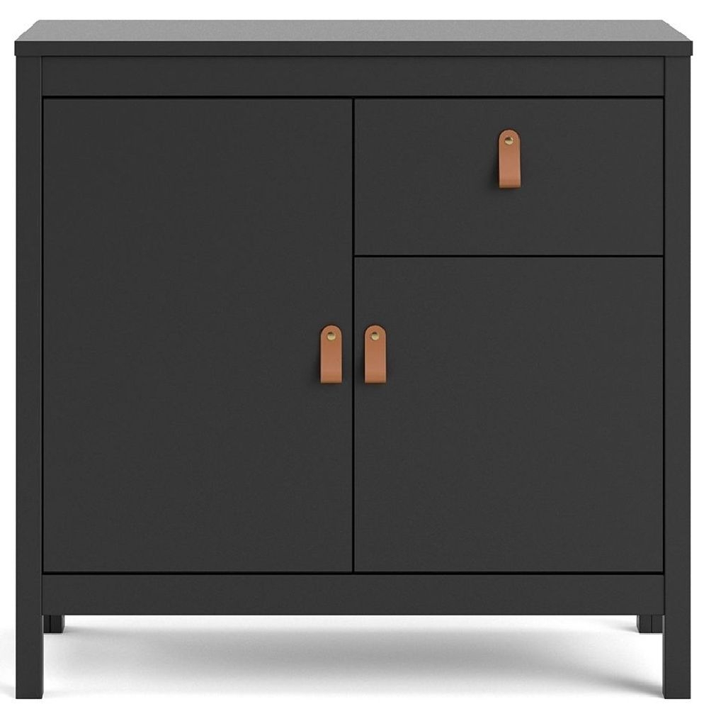 Barcelona Sideboard - 2 Door - 1 Drawer - Small - Black