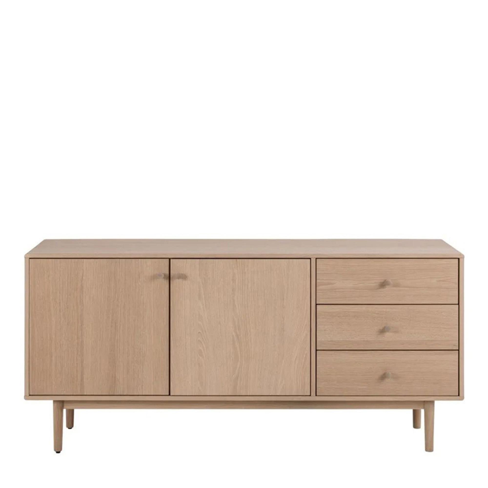 Clearance - Aston Large Sideboard - 2 Door - 160cm - Oak - A331