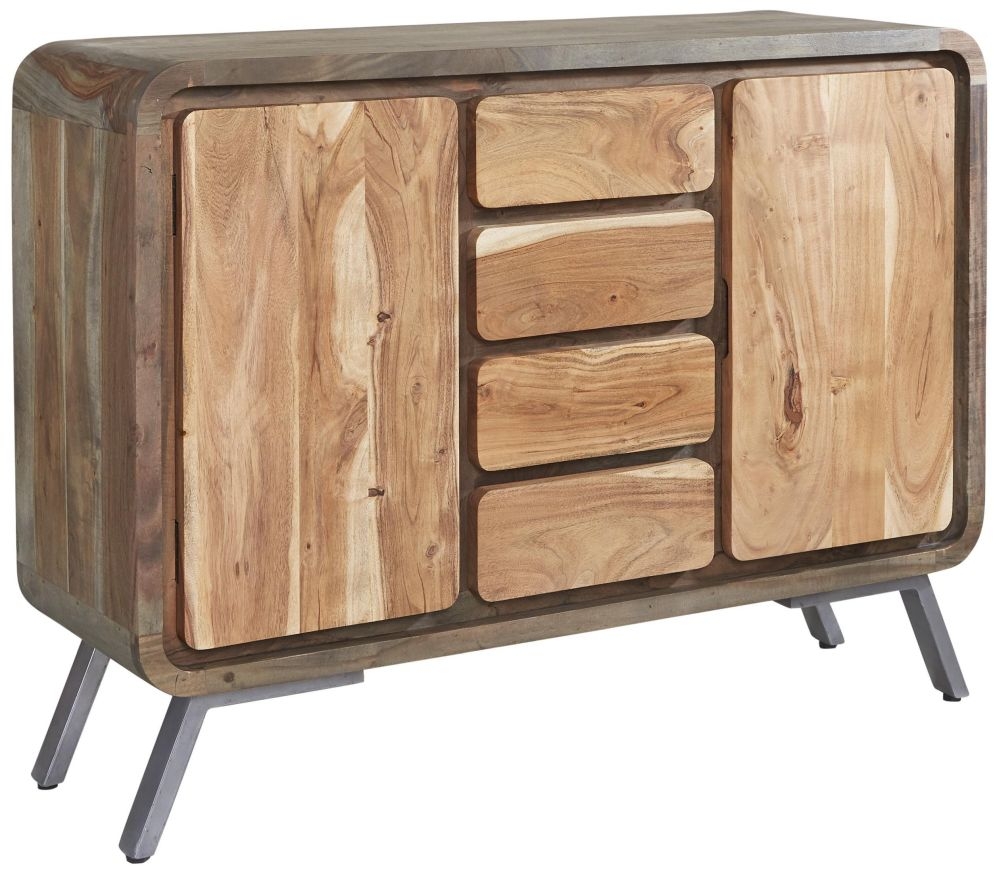 Dalhousie Sideboard - 2 Door - Small - 120cm - Industrial - Reclaimed Wood