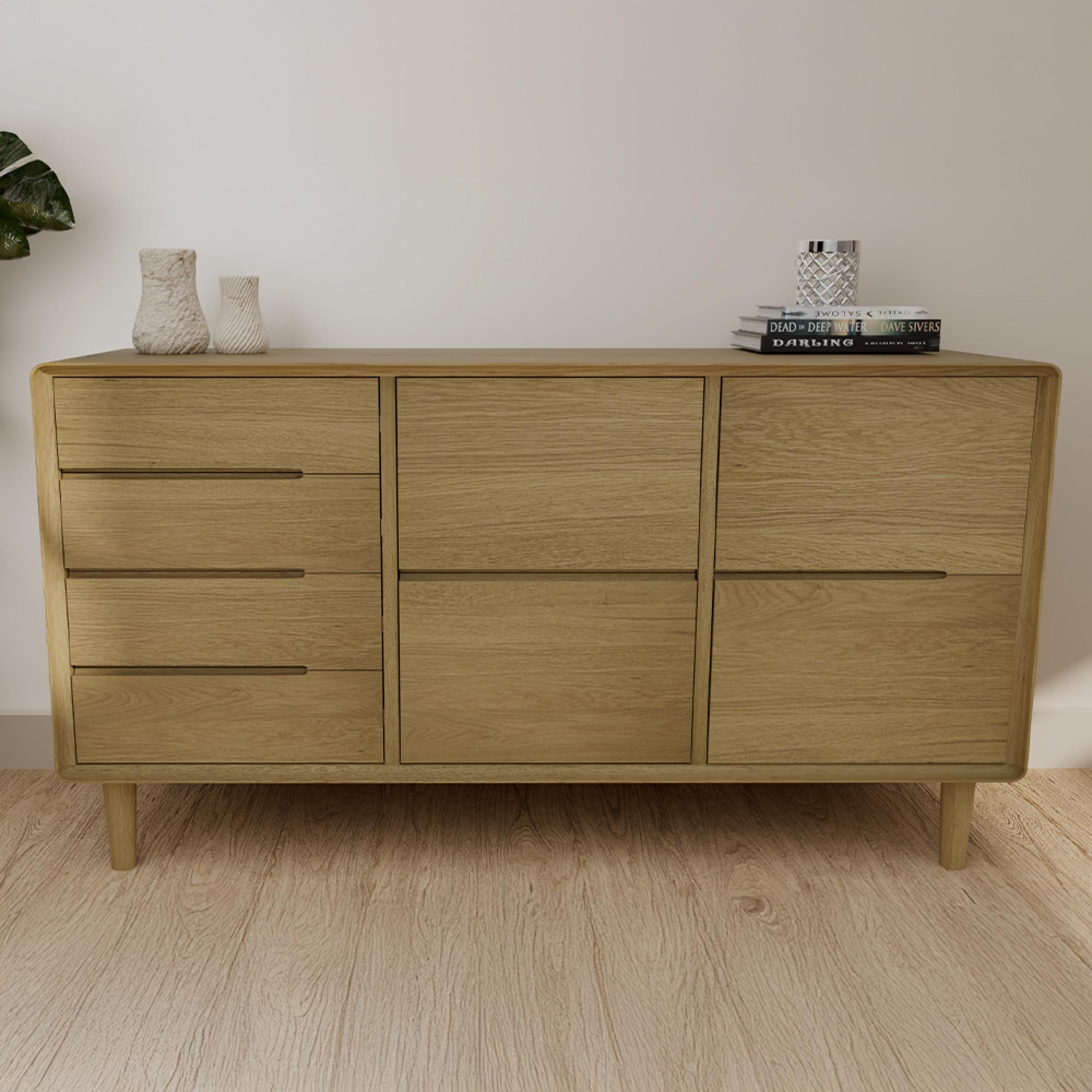 Scandic Sideboard - Medium - 135cm - Oak