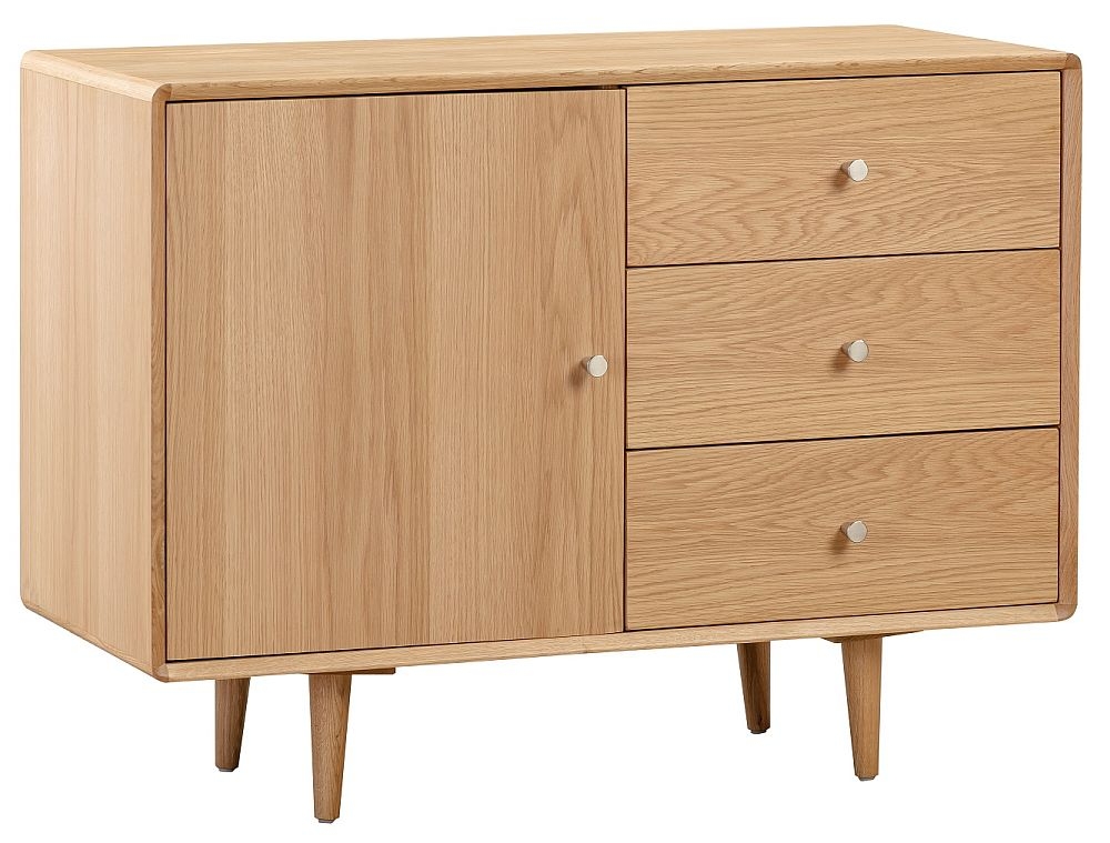 Jenson Oak Sideboard - 1 Door - Small? 100cm