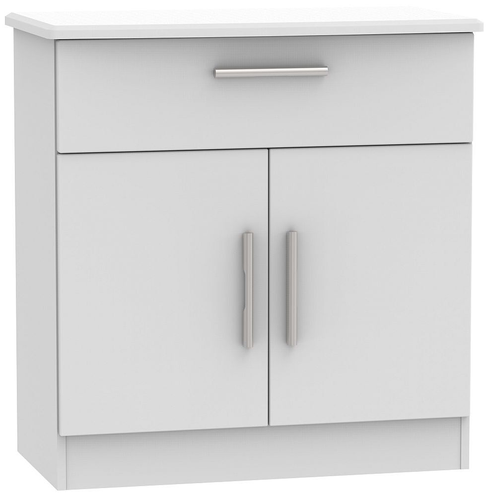 Knightsbridge Compact Sideboard - 2 Doors - Grey