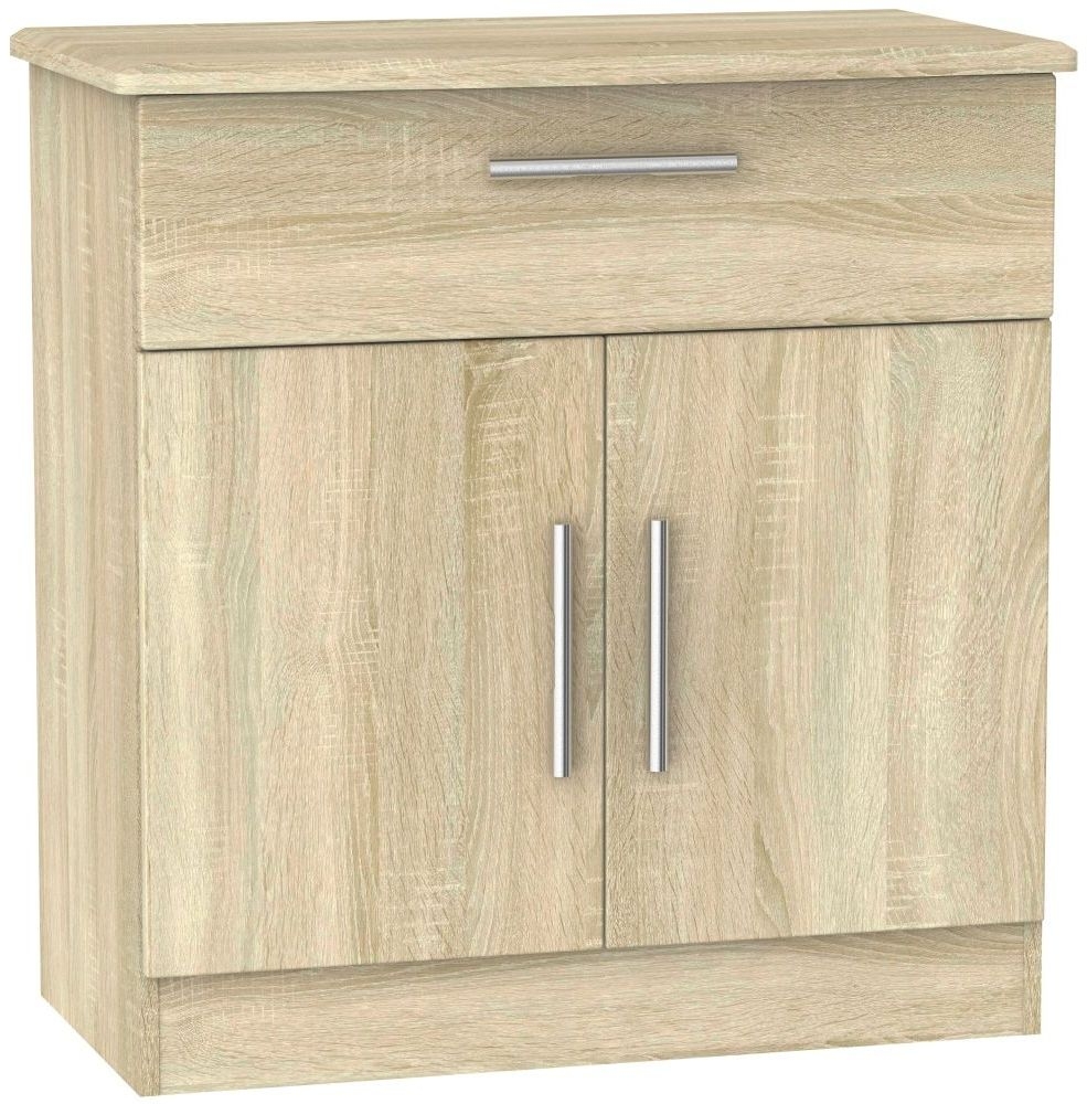 Knightsbridge Compact Sideboard - 2 Doors - Oak